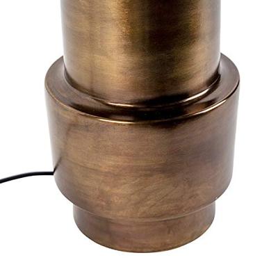 QAZQA Art deco tafellamp met kap wit 50 cm - Bruut