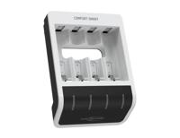 ANSMANN Caricabatterie per batterie da 1-4 batterie NiMH AA o AAA, caricatore automatico con tecnologia di ricarica Perfect-7, monitoraggio singolo e modalità repair - Comfort Smart - thumbnail