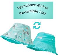 Playshoes zonnehoed omkeerbaar eenhoorn en zeemeermin mint-55 cm - thumbnail