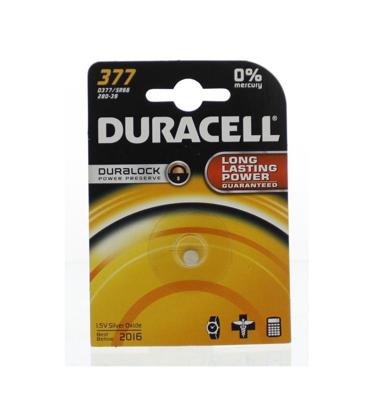 Horloge batterij 377 van Duracell