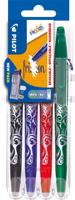 Rollerpen PILOT friXion medium basis assorti Set2Go à 4 stuks - thumbnail