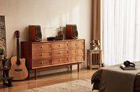 Edifier S1000W actieve wifi boekenplank speaker - Walnoot (per paar) - thumbnail