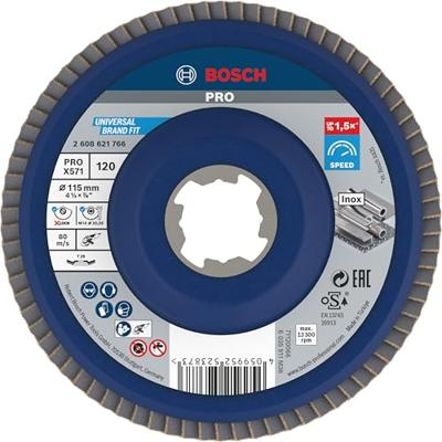 Bosch Accessories 2608621766 X-LOCK Lamellenschijf Diameter 115 mm 1 stuk(s)