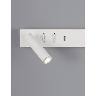 Lyora BedlampjeVida links wit met usb - 9533524