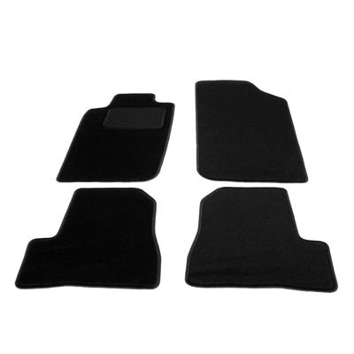 Automatten op maat - zwart stof - Peugeot 206CC 2001-2007