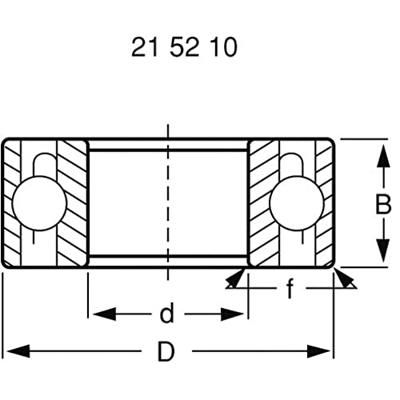Reely 4X 295620 + 4X 295655 Tuningonderdeel Kogellagerset Touring Car