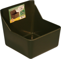 Voerbak kalfschaap kunststof groen 6l - thumbnail