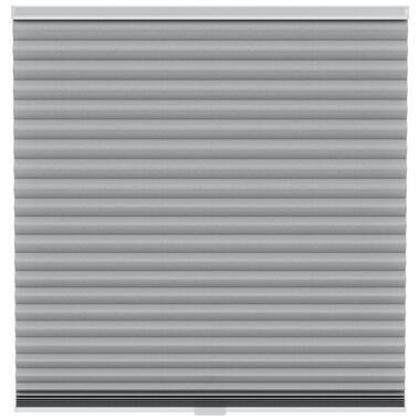 Fenstr plisségordijn Singapore dubbel 45mm lichtdoorlatend - donkergrijs (20515)