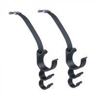 Hypersonic parapluhangers 32,5 x 7 cm zwart 2 stuks - thumbnail