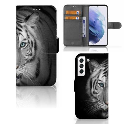 Samsung Galaxy S22 | Telefoonhoesje | Met pasjeshouder | Tijger