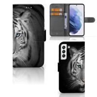 Samsung Galaxy S22 | Telefoonhoesje | Met pasjeshouder | Tijger - thumbnail