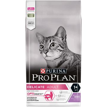 Purina Pro Plan Cat Adult 1+ Delicate 1,5kg Kalkoen