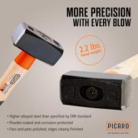 Picard Vuisthamer | kopgewicht 1000 g | hickory | 1 stuk - 0004302-1000 - 0004302-1000 - thumbnail