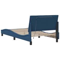 Bedframe zonder matras "Hanko" 100x200 cm stof blauw - thumbnail