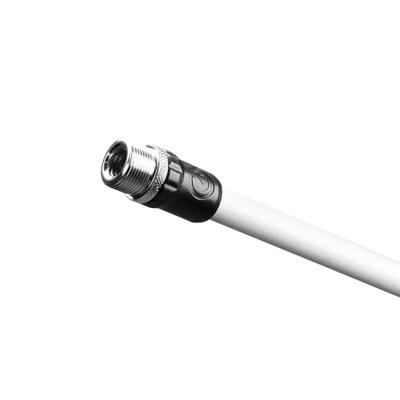 Gravity MS4322W Microfoonstatief met driepoot en telescopische hengel wit - thumbnail