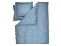 LIVARNO Satijnen dekbedovertrek 240 x 220 cm (Blauw) - thumbnail