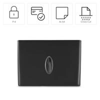 Hama Safe X40-B Papierversnipperaar 4 vellen 4 x 33 mm P-4 8 l Ook geschikt voor Creditcards - thumbnail