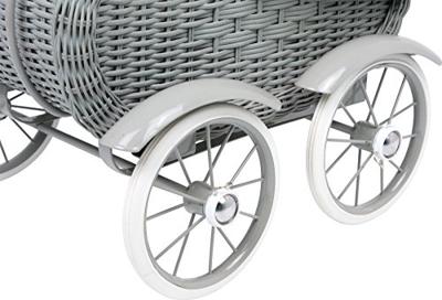 Klassieke Rieten Poppenwagen Jannigje