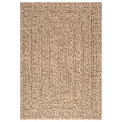 VidaXL Vloerkleed zizur binnen en buiten 120x170 cm jute look - thumbnail