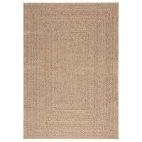 VidaXL Vloerkleed zizur binnen en buiten 120x170 cm jute look - thumbnail