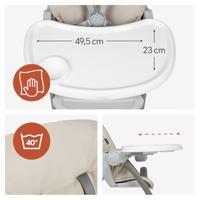 Kinderstoel - HAUCK - Zit en Opvouwbaar - Vanaf 6 maanden tot 15 kg - Opvouwbaar - Opbergmand onder de zitting - Beige - thumbnail