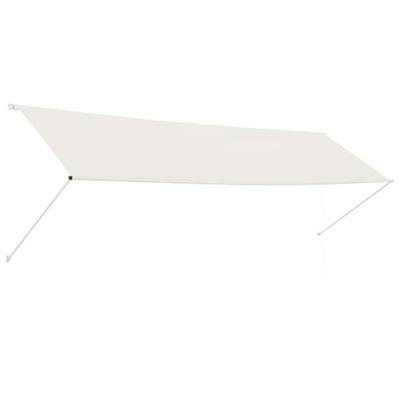 VidaXL Luifel uittrekbaar 400x150 cm crème