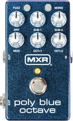 MXR M306 Poly Blue Octave pitch-shifter met optionele fuzz en modulatie