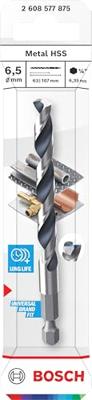 Bosch Accessoires Metaalboor HSS PointTeQ | 6.5 mm - 2608577875 Bosch Accessoires Metaalboor HSS PointTeQ | 6.5 mm - 2608577875