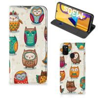 Samsung Galaxy M30s | M21 | Hoesje maken | Vrolijke Uilen - thumbnail
