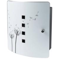 Armadietto portachiavi - BURG WACHTER - 6204/10 Ni Pusteblume - Decoro dente di leone, 10 ganci, chiusura magnetica regolabile - thumbnail