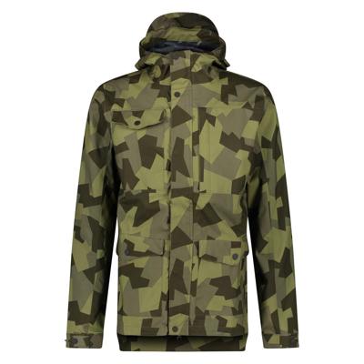 Pocket Regenjas Heren Army Green
