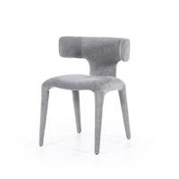 Eleonora Eetkamerstoel 'Dave' kleur Antraciet - thumbnail