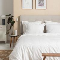 Cinderella dekbedovertrek Uni - wit - 200x200/220 cm - Leen Bakker - thumbnail