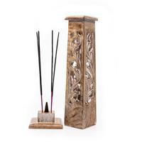 Wierookbrander Toren Traditioneel White Washed - thumbnail