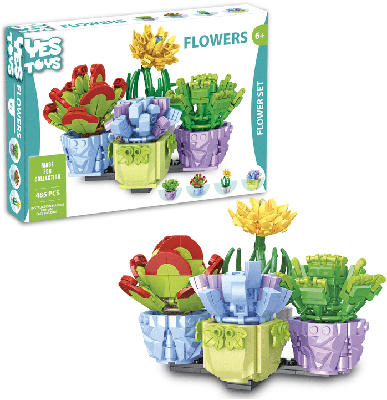Oku Yestoys flowers bloemen 485 onderdelen