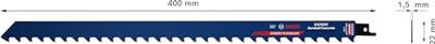 Bosch Accessories 2608900413 Expert Aerated Concrete S 2041 HM reciprozaagblad, 1 stuk Zaagbladlengte 400 mm 1 stuk(s) Bosch Accessories 2608900413 Expert Aerated Concrete S 2041 HM reciprozaagblad, 1 stuk Zaagbladlengte 400 mm 1 stuk(s)