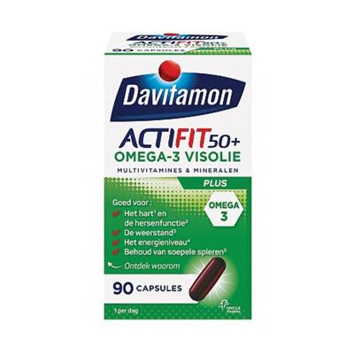 Davitamon Actifit 50+ Omega-3 Visolie Capsules