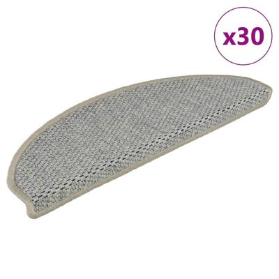 Trapmatten zelfklevend Sisal-Look 30 st 65x21x4 cm lichtgroen