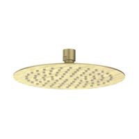 Hoofddouche IVY Slim 25 cm Anti-Kalk Nozzels Eco-Air Geborsteld Mat Goud PVD - thumbnail