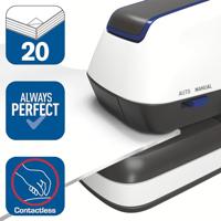 Rexel Optima 20 Elektrische Nietmachine Zilver/Zwart - thumbnail