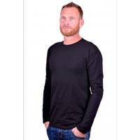 Alan Red Longsleeve stretch round neck Olbia Black - thumbnail