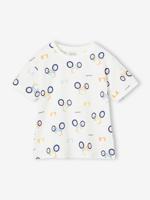 T-shirt met grafische motieven wit, bedrukt - thumbnail