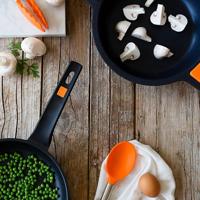 Stoofpan BRA A271124 Ø 24 cm Zwart Aluminium (1 Stuks) - thumbnail