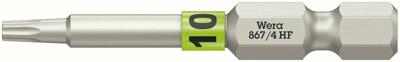 Wera 867/4 torx® hf bits met vasthoudfunctie, tx 10 x 50 mm - 05060506001 Wera 867/4 torx® hf bits met vasthoudfunctie, tx 10 x 50 mm - 05060506001