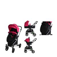 Xadventure inspire 3-in-1 combi kinderwagen - roze - thumbnail