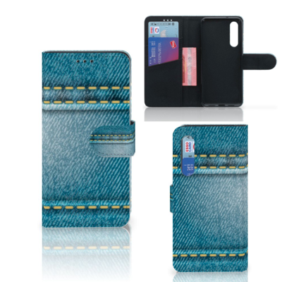 Xiaomi Mi 9 SE | Wallet Case | met Pasjes | Jeans Xiaomi Mi 9 SE | Wallet Case | met Pasjes | Jeans