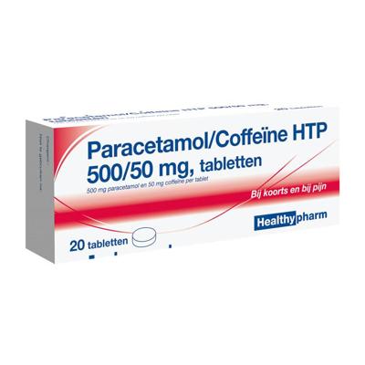 Paracetamol 500mg coffeine 20 Tabletten