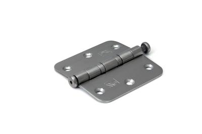 DX kogellagerscharnier - DX-H367 - 76x76 mm - afgeronde hoek - RVS geborsteld