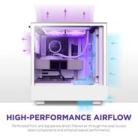 NZXT H5 Flow RGB White - thumbnail