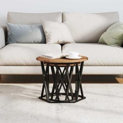 Bijzettafel 2 pcs Gerecycled hout 50 x 50 x 40 cm